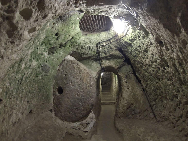 door in Derinkuyu underground city