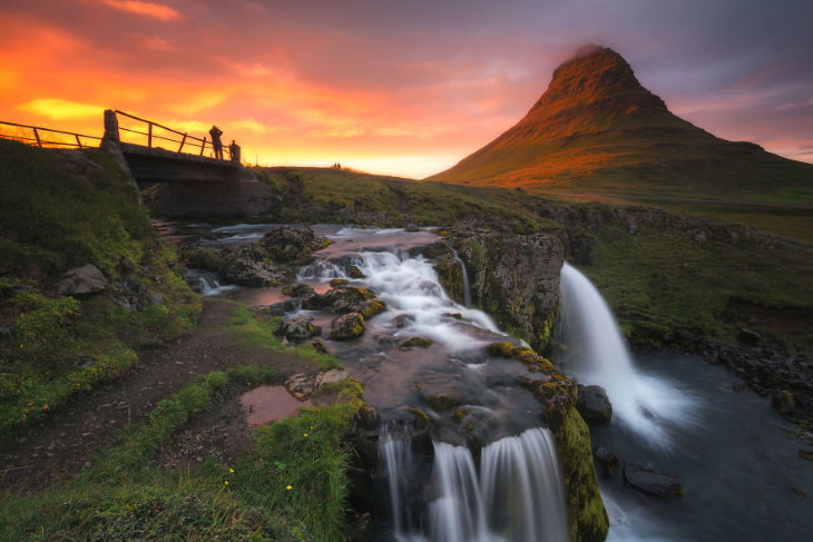 Scenic Mountain Landscapes by Marta Kulesza and Jack Bolshaw Mount Kirkjufell and Kirkjufellfoss, Iceland