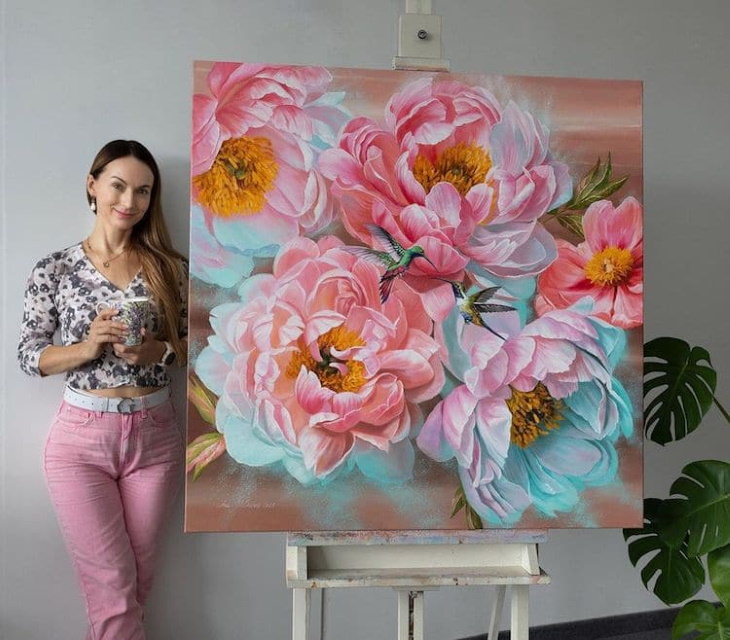 Floral Paintings by Ira Volkova
