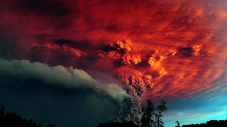 Natural and Cultural Phenomena Puyehue Volcano in Chile