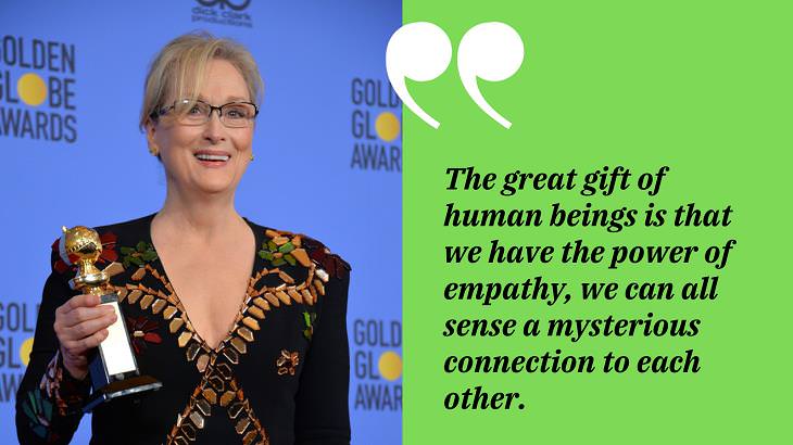 Meryl Streep Quotes, empathy