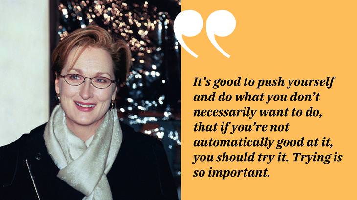 Meryl Streep Quotes, comfort