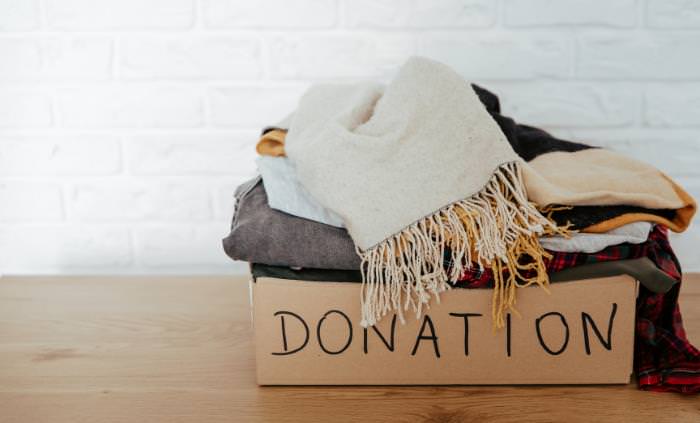 clothes for donation 