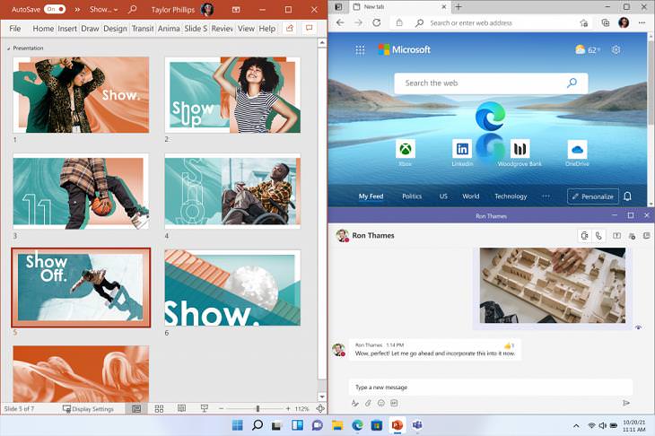 Windows 11 Features, Snap Layouts and Snap Groups