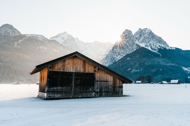 Germany in Pictures, cabin , winter