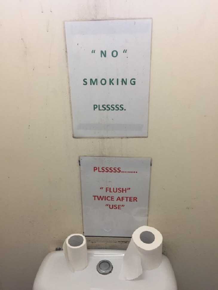 Hilariously Misused Quotation Marks, toilet