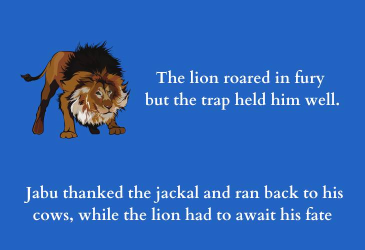 Inspiring African Folktales, lion