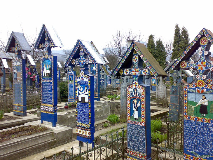Cimitirul Vesel, the Merry Cemetery in Romania
