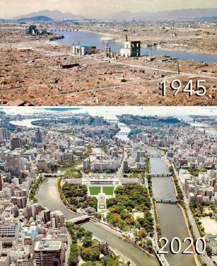 Before & After Pics, Hiroshima 