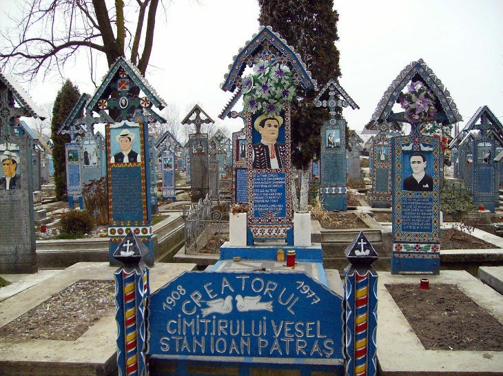 Cimitirul Vesel, the Merry Cemetery in Romania