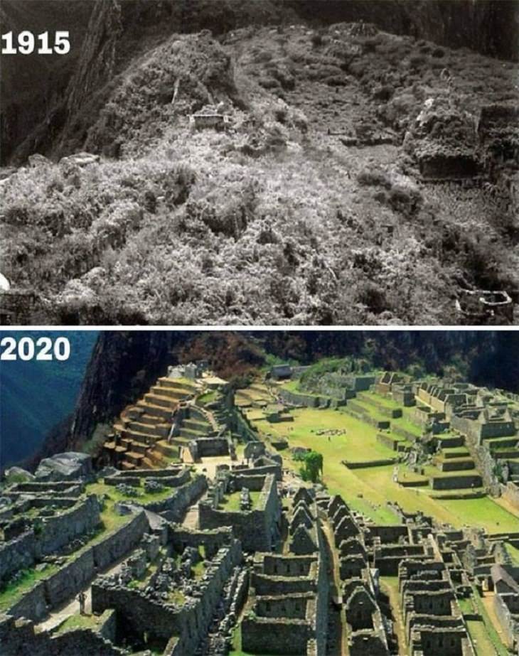Before & After Pics, Machu Picchu
