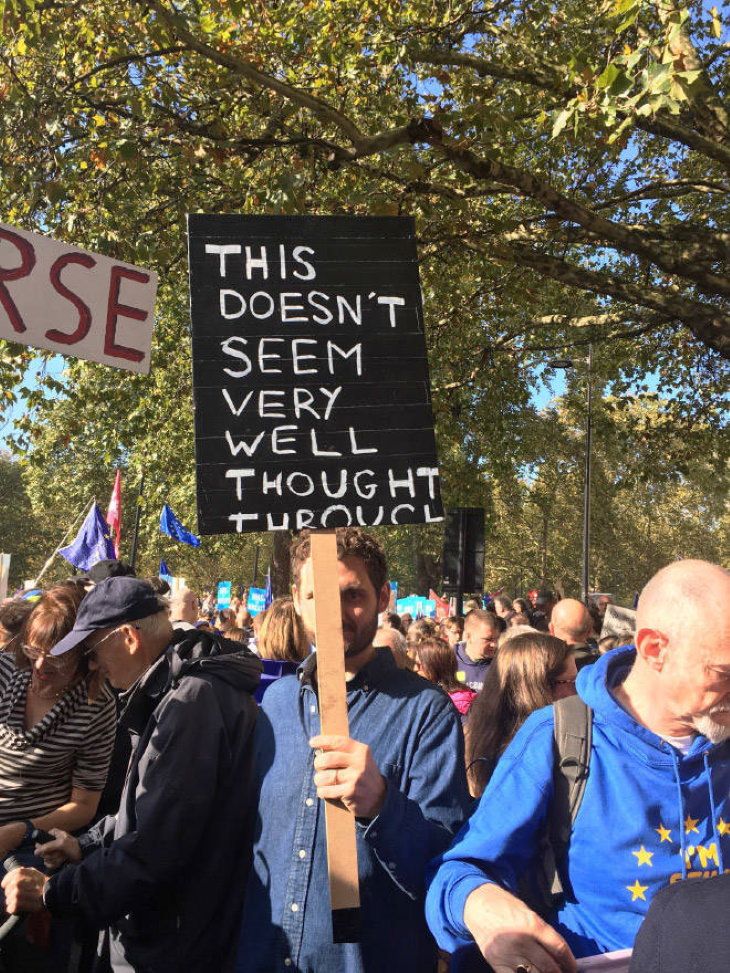 Funny Protest Signs not very well thought through