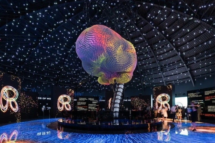 Dubai Expo 2020 Russia pavilion inside