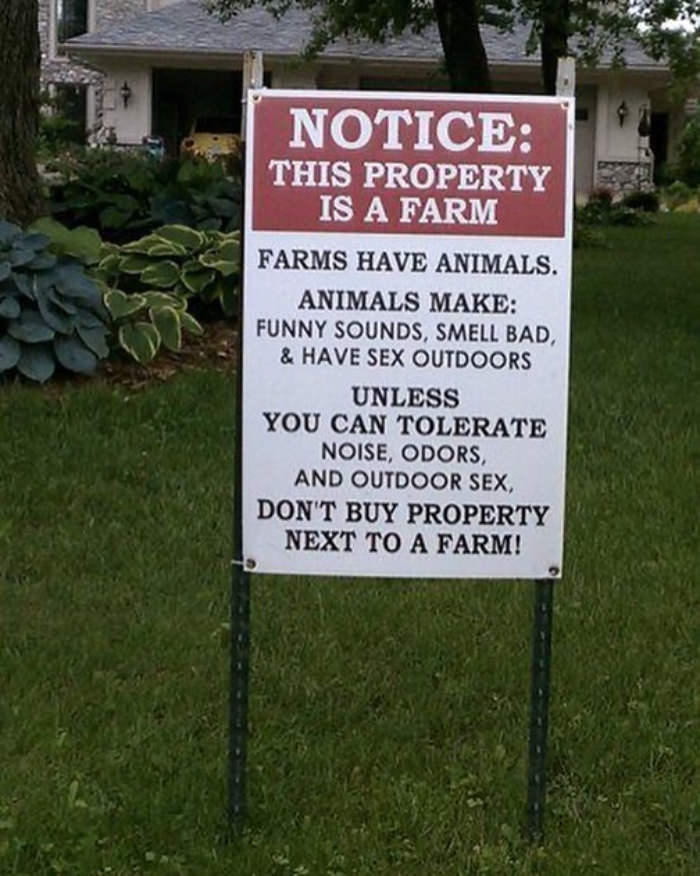 home seller fails farm sign
