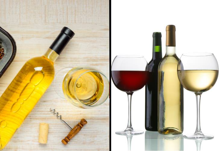 Alternativas asequibles a los alimentos caros, vino de cocina por vino tinto o blanco