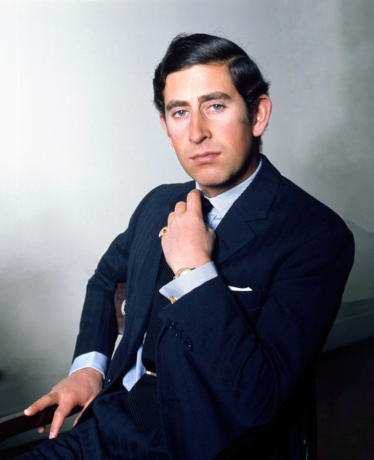 His Royal Highness Charles Prince of Wales as a young man