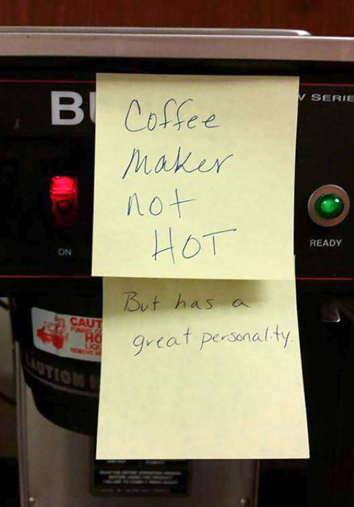 Workplace Humor coffee maker