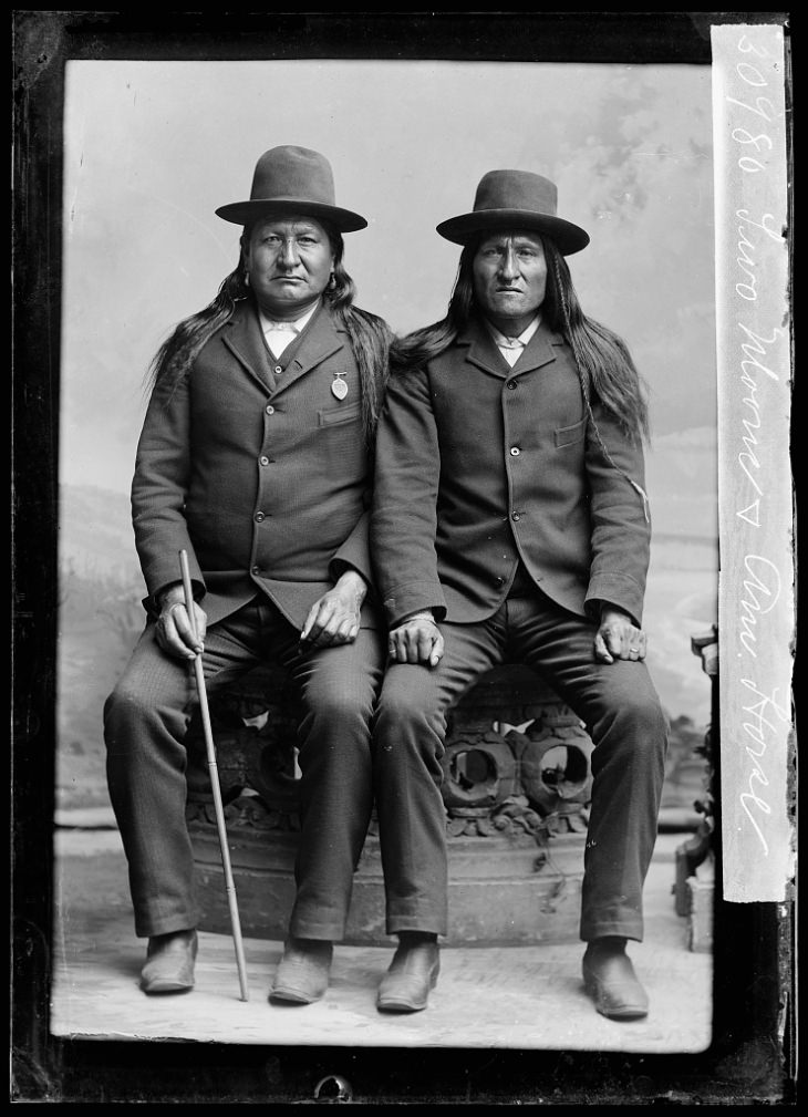 19th-Century Portraits 2 native Americans