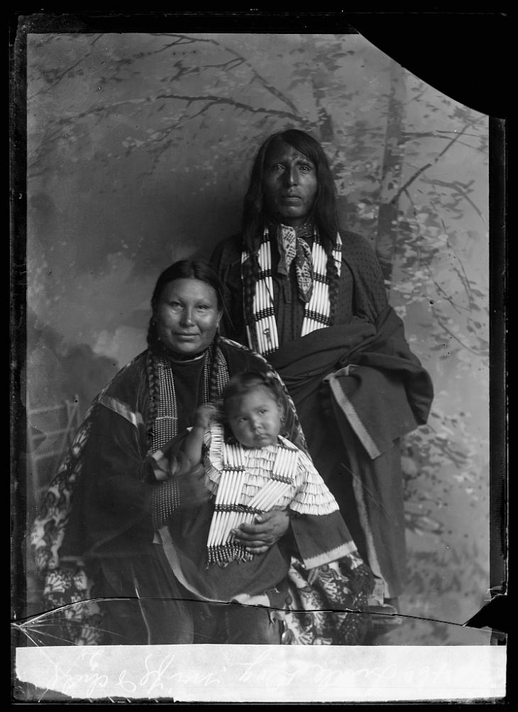 19th-Century Portraits native American family