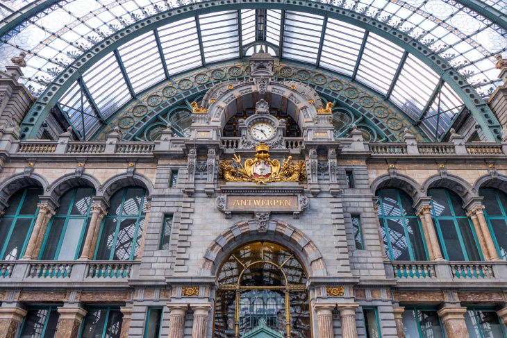 Beautiful Train Stations Antwerpen-Centraal railway station in Antwerp, Belgium