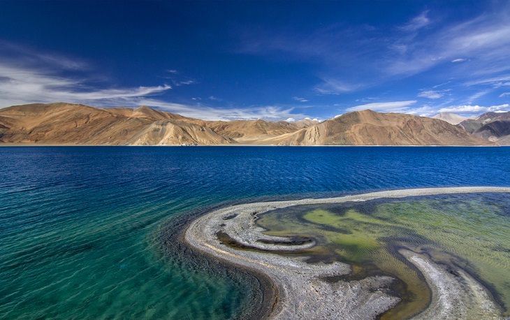Little-Known Travel Gems,  Pangong Tso Lake in Ladakh, Himalayas