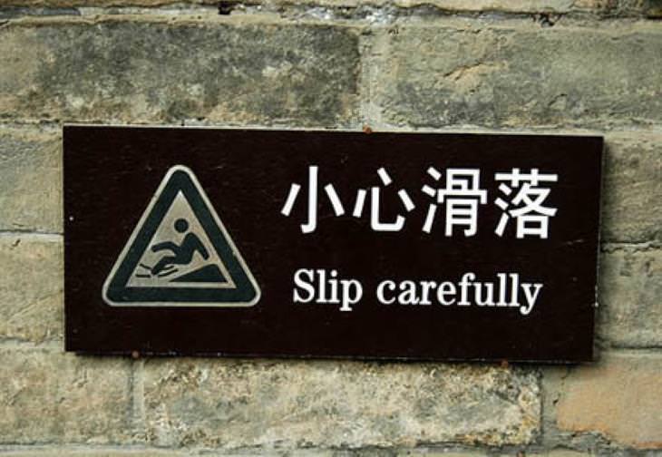 Translation Fails slip carefully