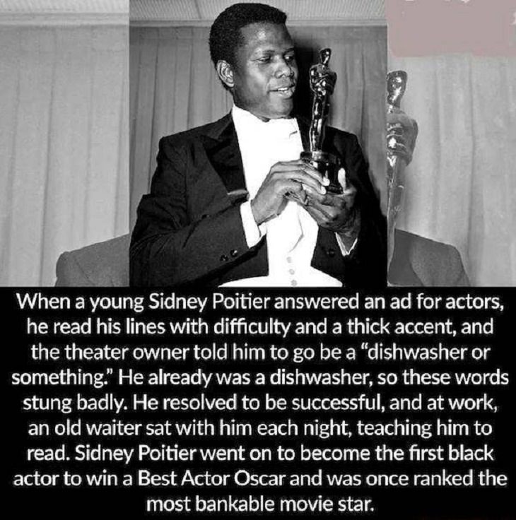 Inspirational Words & Quotes, Sidney Poitier