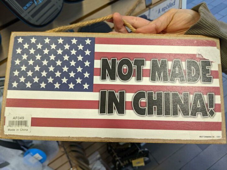 Ironic Pictures not made in China