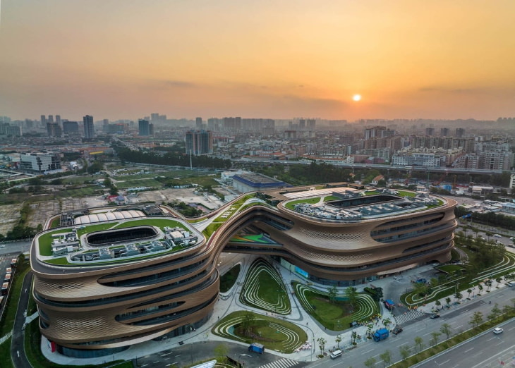 Best of Architecture 2021 Infinitus Plaza by Zaha Hadid Architects - Guangzhou, China