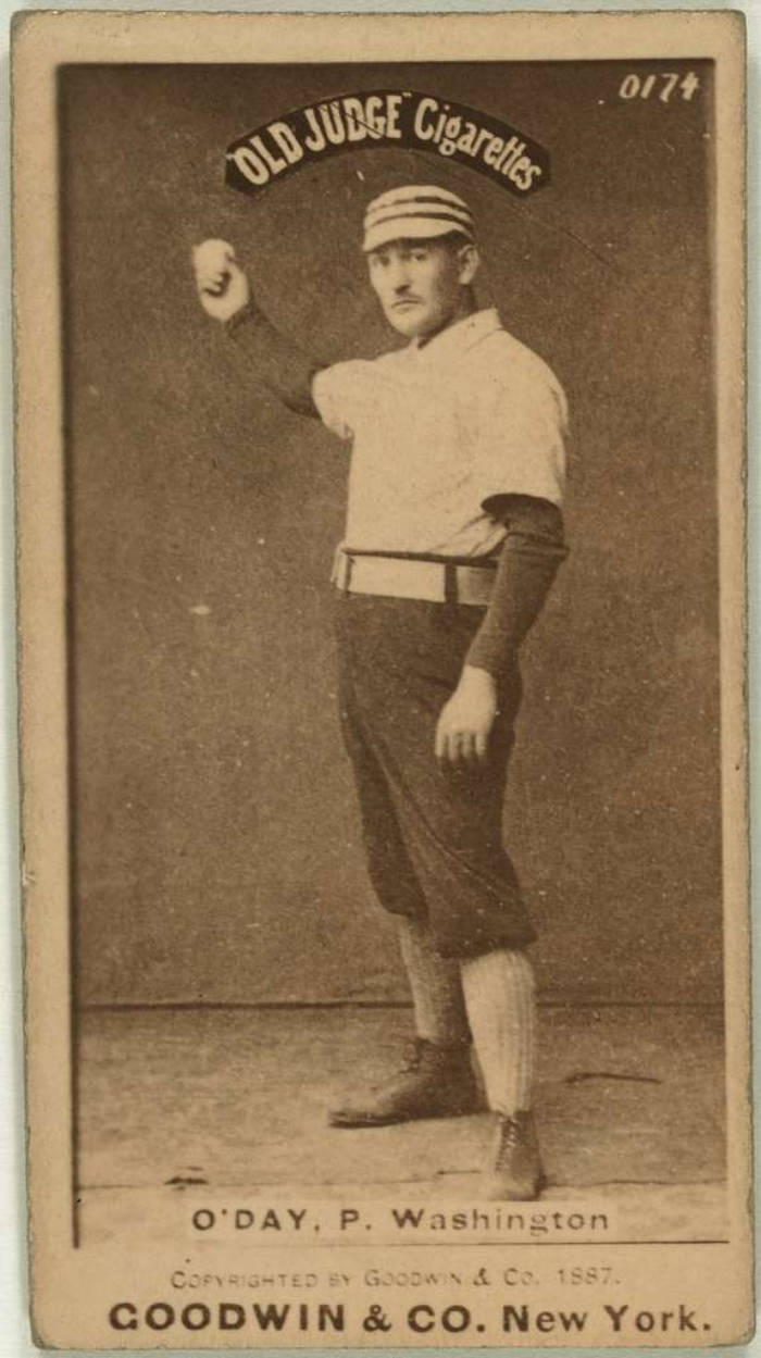 Vintage baseball card