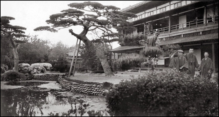 Yokohama 1908 Japanese garden
