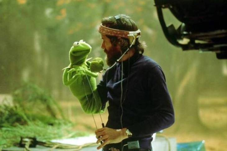 Vintage Celebrity Photos Kermit the Frog with Jim Henson