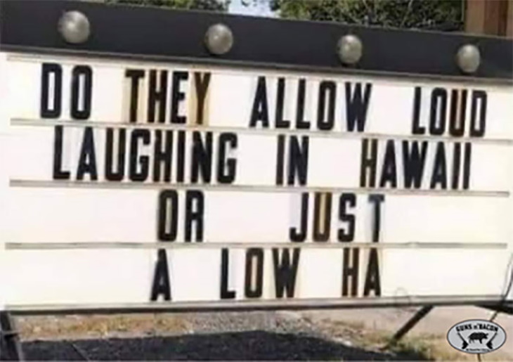 Funny Signs a low ha