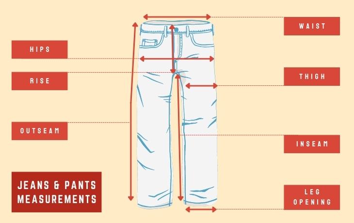 Body Measurement Guide Jeans