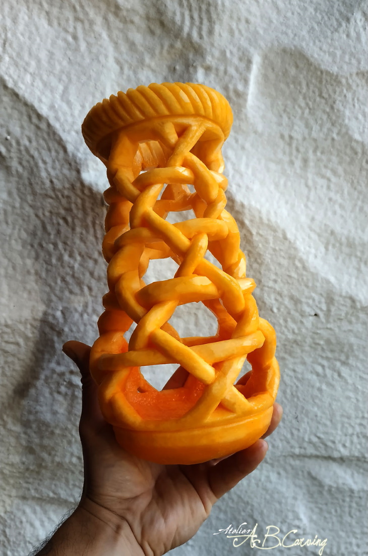Angel Boraliev Pumpkin Carving vase
