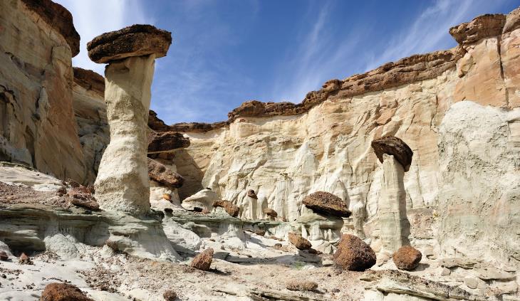 Lugares Geológicos En Utah, Los Wahweap Hoodoos