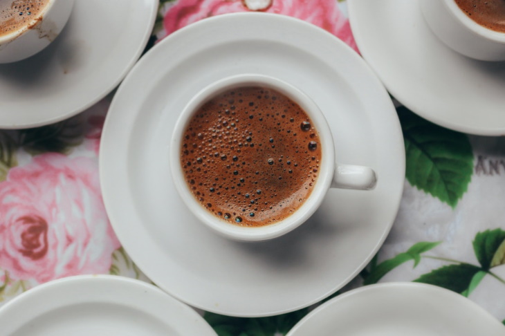 Coffee and Heart Health espresso flatlay