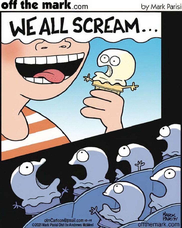 One-Panel Comics, ice cream