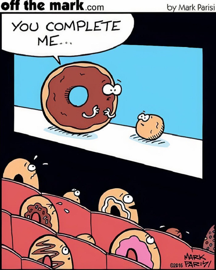 One-Panel Comics, donut