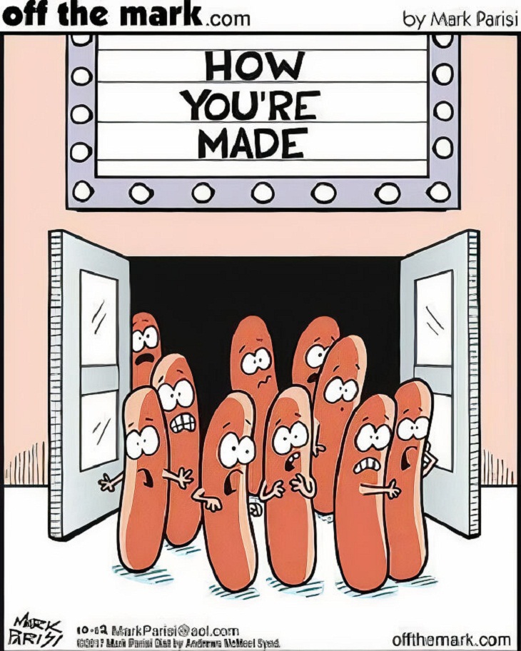 One-Panel Comics, sausage