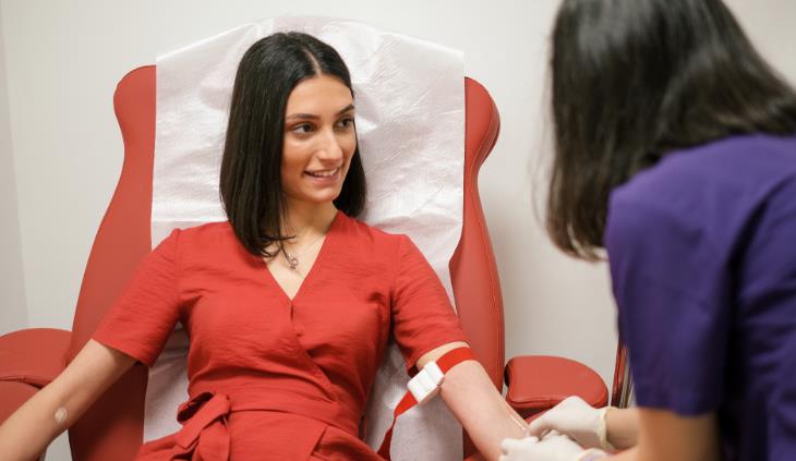 High iron - donating blood