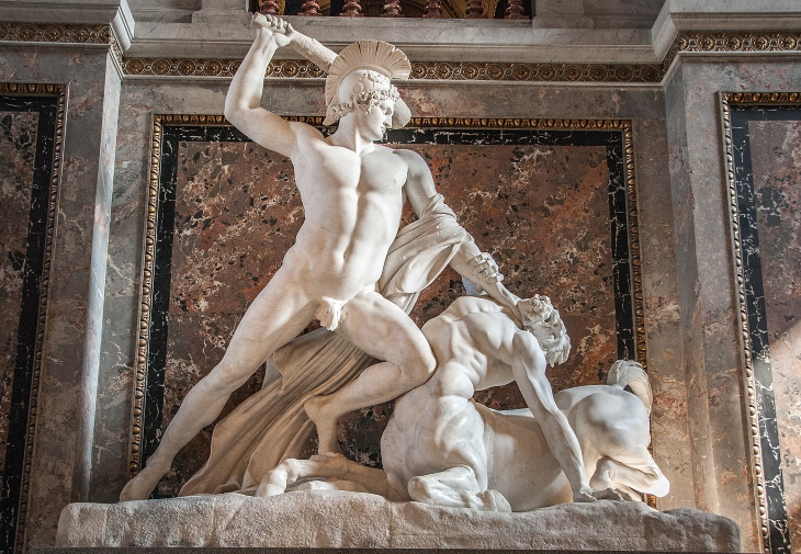 Antonio Canova Theseus defeats the Centaur