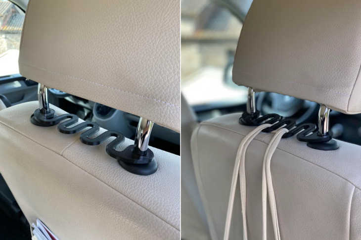 Car Organization Tips - backseat hangers