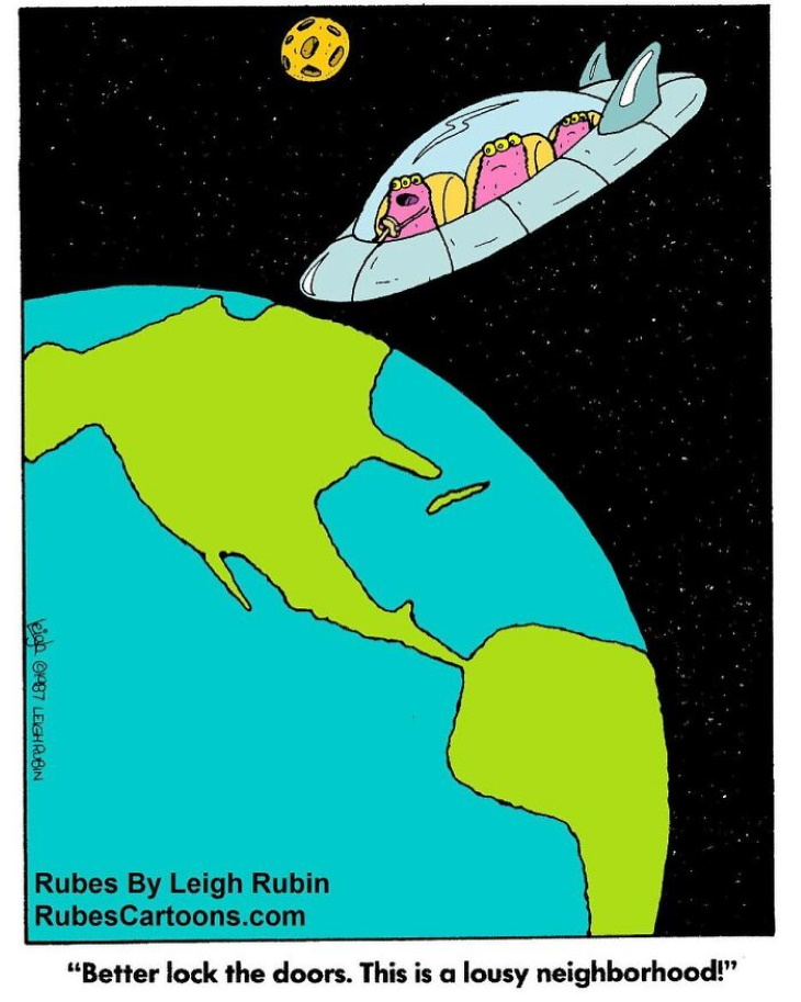 Leigh Rubin Comics aliens