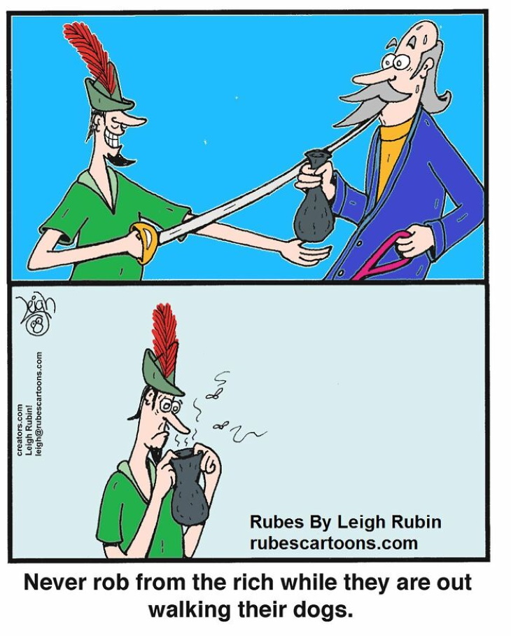 Leigh Rubin Comics Robin Hood