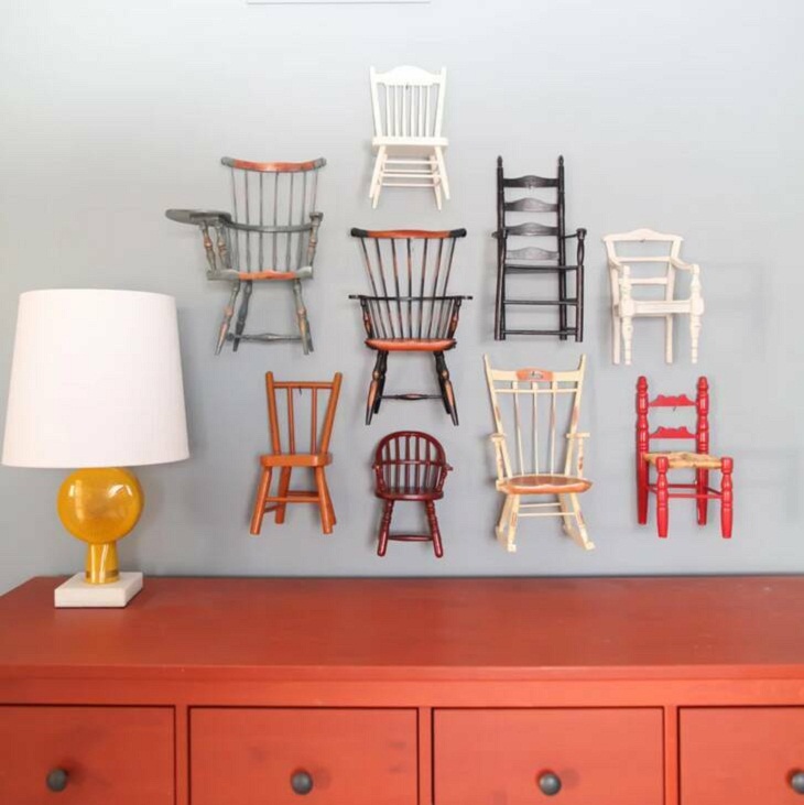 STRANGEST Collections, miniature chairs