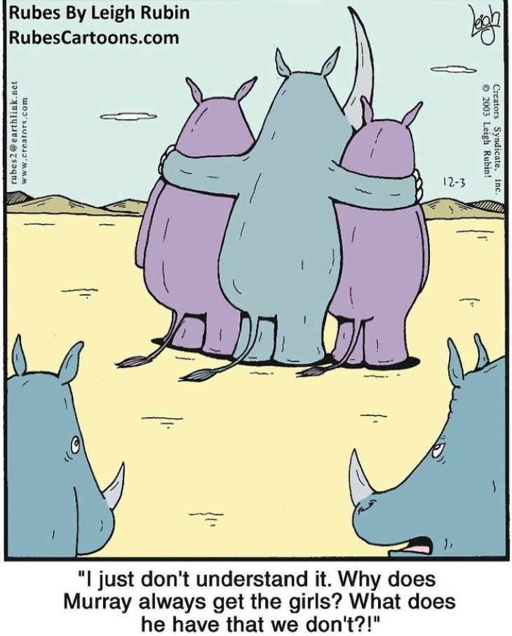 Leigh Rubin Comics rhinos
