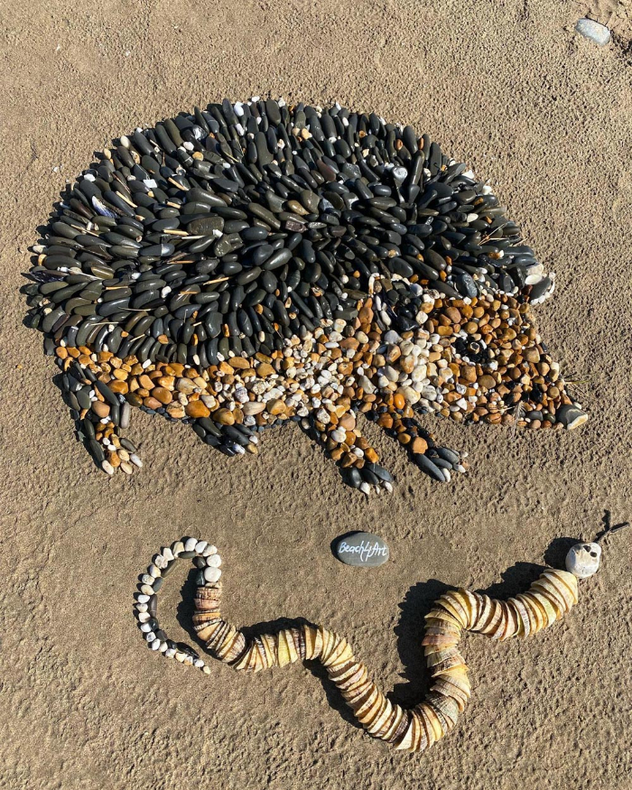 Beach4Art - hedgehog