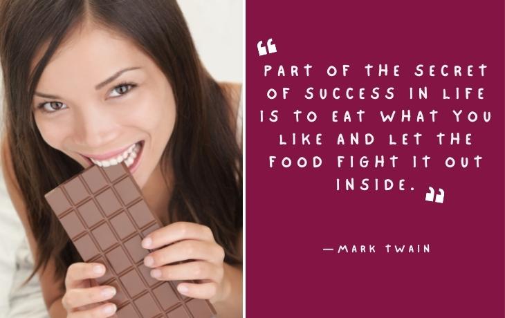Food Quotes Mark Twain
