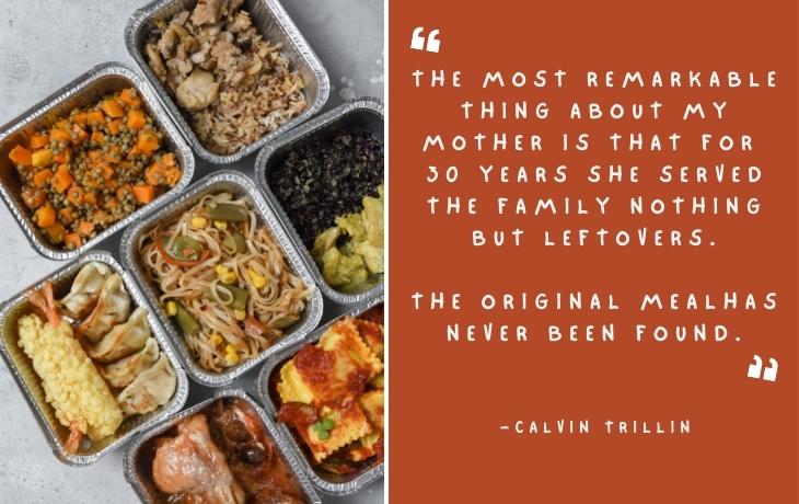 Food Quotes —Calvin Trillin